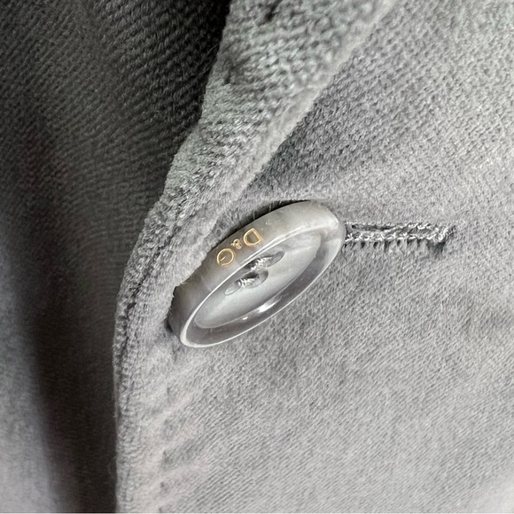 Dolce & Gabbana Gray Velvet Blazer Men’s Euro Size 50 = US 40 Sports Jacket Coat - Picture 14 of 15